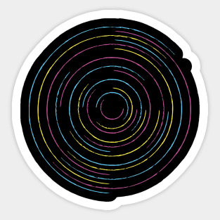 Circular Maze Sticker